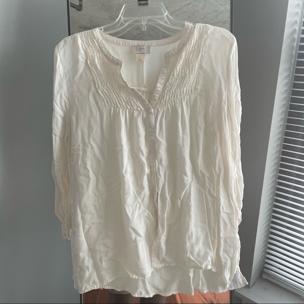 LOFT Peasant Blouse